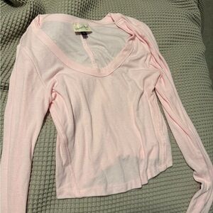 Universal thread long sleeve crop top